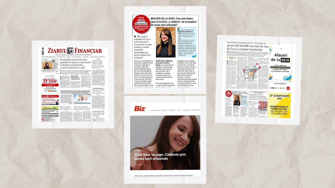 Craft Beer Voyage in the Spotlight - Ziarul Financiar & Revista Biz